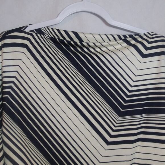 Trina Turk Womens Monteverde Striped Slinky Jersey Knit Blouse Size XS - Picture 3 of 8